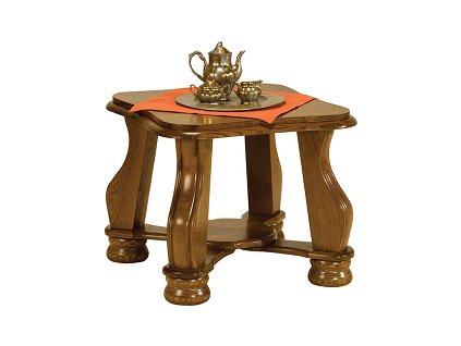 SIMONE-(L. MALA) konferenční stolek  60X60 dřevo masiv D17 -kolekce "B" (K250-E)