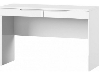 SAMOA 31 (SELENE 31) - TOALETNÍ STOLEK se 2šuplíky a výklopem - bílá mat / bílá lesk (SZ) (K150-Z)