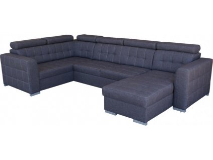 Rozkládací sedací souprava do U ZaraOtoP šedá