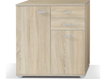 MIDAS 2 - KOMODA - 2dvířková se 2 šuplíky - dub sonoma (MIKE 2 2T 2S) "LP" (K150-Z)