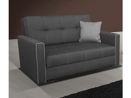 Rozkládací křeslo Vivian Bis II s úložným prostorem, šedá Inari 96/91