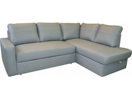 MIAMI (MODERN) -Pravá sedací soupra ,korpus eco/sedák, opěrák kůže Madras Stein Grau - šedá , kolekce "B" (Z) (PY)(K250-E)