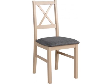 NIEL 10- jídelní židle (NILO 10) dub sonoma / nová šedohnědá látka č.15B=Aston 6 - kolekce "DRE" (K150) AKCE ORFA SKL