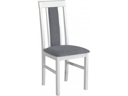 NIEL 2 - jídelní židle (NILO 2)- dřevo bílá /nová látka č.1B=Soro 90 - kolekce "DRE" (K150-E)