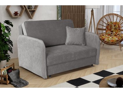 Rozkládací křeslo Vivian Loft II Run Again šedá