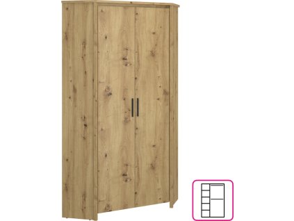 airon rohova skrina 2d nl