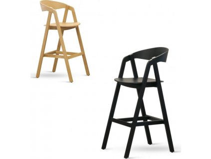 Židle GURU bar HOME (Odstín dub)
