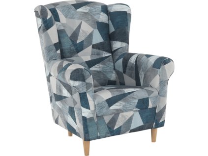 kreslo usiak latka sivomodra charlot oprava