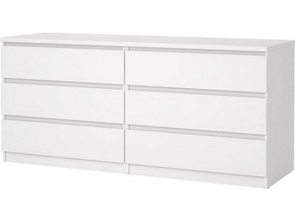 Komoda SIMPLICITY 232, bílý lesk