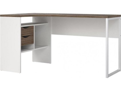 Rohový psací stůl Felix 118 bílá/truffle