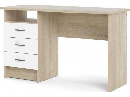 Psací stůl Felix 134 dub sonoma/bílá