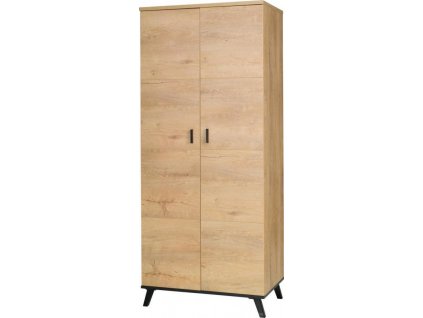 Šatní skříň Jocker R1 dub lefkas/černá
