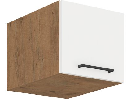 Horní kuchyňská skříňka Vega 40NAGU36-1F dub lancelot/bílý lesk