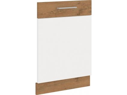Dvířka na myčku VEGA ZM 60 bez panelu, dub lancelot/bílý lesk
