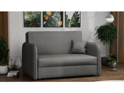 Rozkládací křeslo Vivian Loft II s úložným prostorem, Mono 246 šedá