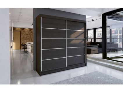 Šatní skříň Taisa IV 180 choco