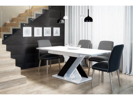 bx table white gloss black gloss 1