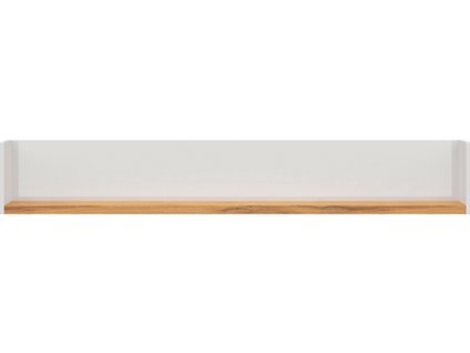 HORTON POL bílý lesk/dub zlatý grandson