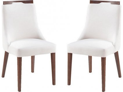 Designová jídelní židle ZITA, Carabu výběr barev, (2ks) (Barva szy-dub-antický, Potah carabu 08)