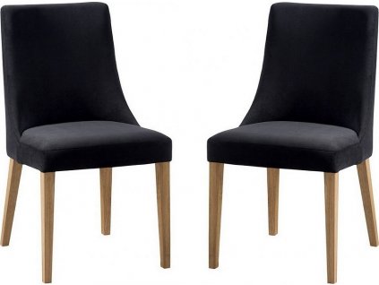 Designová jídelní židle FARINI, Carabu výběr barev, (2ks) (Barva szy-dub-antický, Potah carabu 08)
