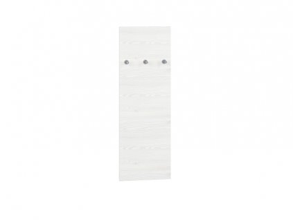 HATTERIA 08 - věšák nástěnný lamino borovice bílá(ML) (Hyga08=1BALÍK) (K150)