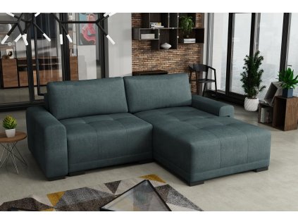 Rohová sedací souprava Manon UNI rozkládací s úložným prostorem, šedá Paros 6