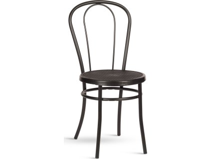 Jídelní židle BOSTON látka/černý kov (Odstín tm. šedá)