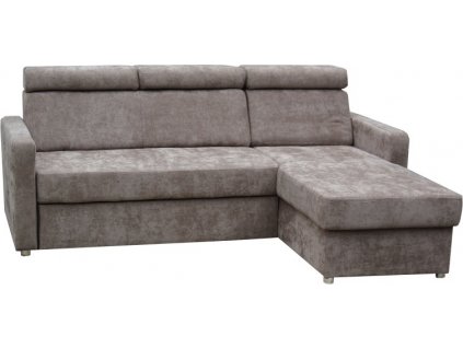 FONDUE NEW - MINI -UNI-sedací souprava, látka ROSARIO 462 hnědá - kolekce "E" (FE) (K250)