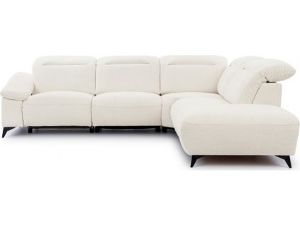 GALAXY - 1BL+1+R+OSP - PRAVÁ (GAPPA) sedací souprava , látka SMETANOVÁ  MISTERIO 03  kolekce (ST) - "STA" (K250-Z) NOVÁ LÁTKA