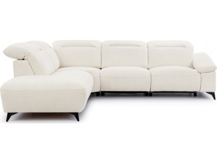 GALAXY - OSL+R+1+1BP - LEVÁ (GAPPA) sedací souprava , látka SMETANOVÁ  MISTERIO 03  kolekce (ST) - "STA" (K250-Z) NOVÁ LÁTKA