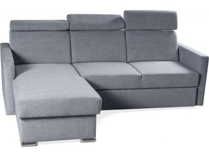 SANTORINI NEW - UNI - sedací souprava látka ŠEDÁ -ARAGON 93 -(SLIM -UNI =2balíky) kolekce "MP" (K250-S)