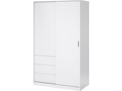 Skříň Simplicity 146 bílý lesk