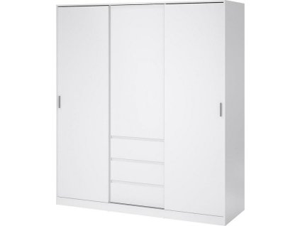 Skříň Simplicity 148 bílý lesk