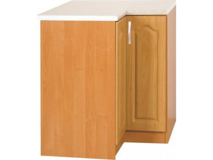 Kuchyňská rohová spodní skříňka LORA MDF NEW KLASIK S90x90, pravá, olše