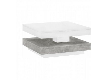 Konferenční stolek MANDY, bílá/ beton