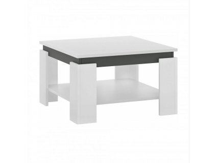 Konferenční stolek LEJSY, bílá/grafit