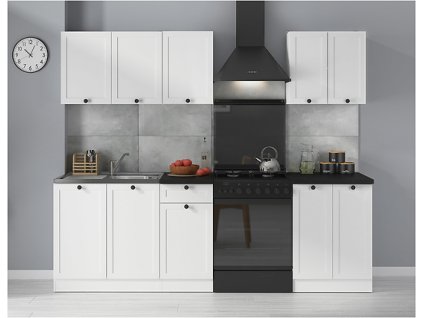 kuch.JUNONA MODUL VERZE2 BBL RAMKA 1,8/A (BI/BI) bílá (BEZ PRAC. DESKY)***