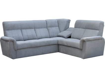 MODENA MINI LEVÁ - sed. souprava, látka SVĚTLE ŠEDÁ Aragon 83  (FE) - kolekce "E" (K250-Z) NOVÁ LÁTKA