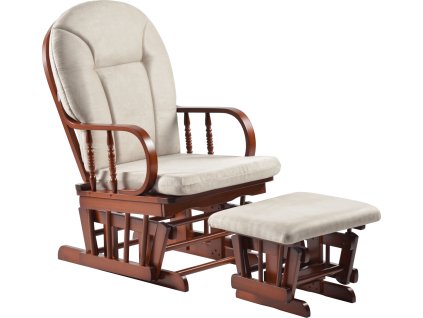 talman kreslo relax bezova orech 01