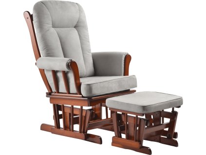 saford kreslo relax orech siva 01