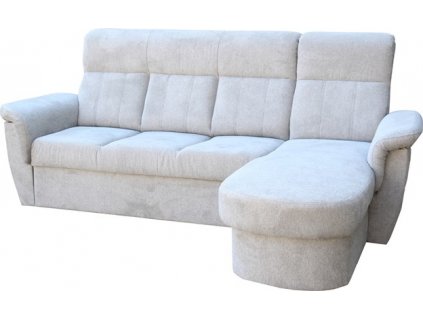 MODENA 3R+OtomansÚP - sedací souprava ARAGON 83 SVĚTLE ŠEDÁ- kolekce "E" (K250)NOVÁ AKČNÍ LÁTKA