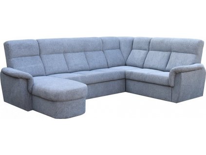 MODENA U Levá sedací souprava, látka ŠEDÁ Aragon 90 (FE) kolekce - "E"  (K250-S) NOVÁ AKČNÍ LÁTKA