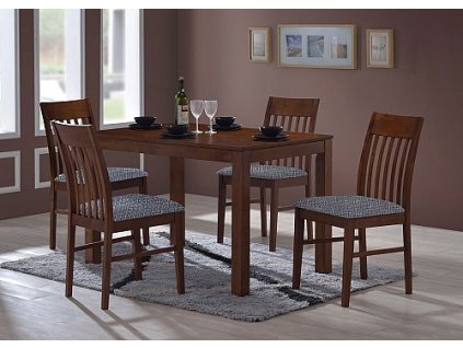 Jídelní set VAŠEK stůl + VIOLA židle 4ks (Varianta Buk / látka Violet)