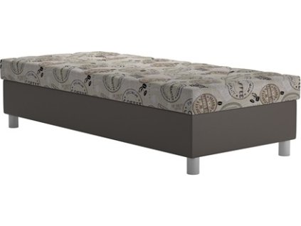 ILONA -válenda 90-látka HNĚDÁ/KÁVA-Trinity 8/coffee- matrace polyuretan,polohovací rošt hlava/nohy,plynový píst kolekce "BL"(INES 90)(K250)NOVÁ LÁTKA -SUPERAKCE