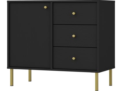 Komoda Tomila 814/2 černý grafit