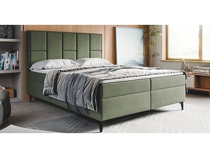 Postel VENICE 160cm, s matracemi, s roštem a s úložným prostorem (Varianta ELEMENT 8)