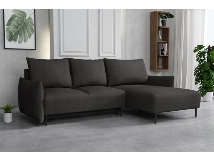 Sedací souprava Santino UNI Velo tmavě šedá