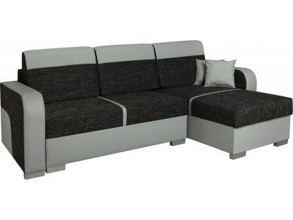 Sedací souprava Basil UNI černá/šedá (Látka Berlin 02)