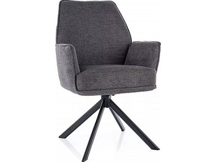 Židle HUGO BREGO jídelní (Varianta černá kostra / šedá 18)