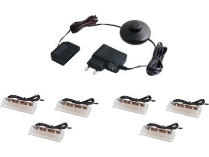 LED 6X KLIP OSVĚTLENÍ DO Bernadet č.2-2w  (LED CLIPS 6pkt)(W) (K150-Z)